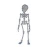 Poseable Skeleton Fridge Magnet 3D Printed Articulated Full Body Skeleton with Movable Joints Halloween Mini Skull Fridge Magnets for Home Decor
