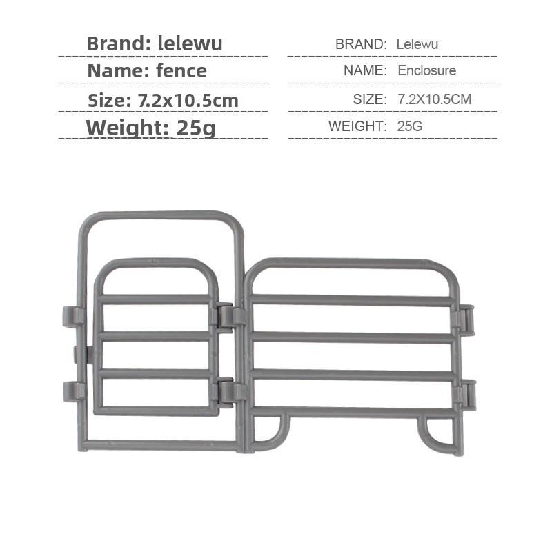 Realistic Pvc Farm Fence And Gate Accessories For Model Collecting And Dioramas