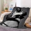 A-Akon Singer Blanket Warm And Soft Suitable For Bedroom Living Room Sofa Bed Office Travel Camping