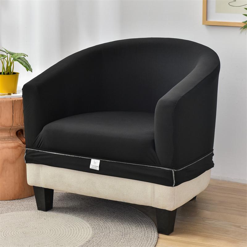 Сплошной цвет, чехол для кресла, дивана, эластичный моющийся одноместный чехол для гостиной, клубного дивана, эластичный защитный чехол, 1 шт.
