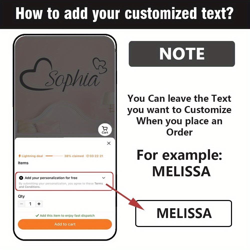Звездная наклейка на стену с именем на заказ - Персонализированная виниловая наклейка из ПВХ для дня рождения и домашнего декора, Съемная для гостиной и спальни