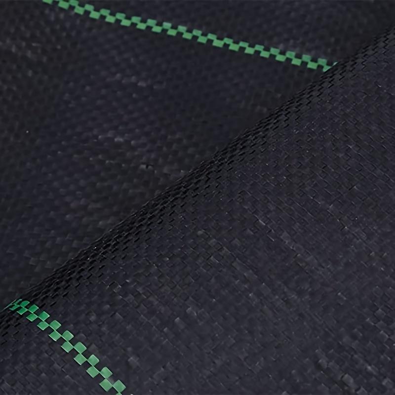 1 рулон сельскохозяйственной мульчи для борьбы с сорняками - черный пластиковый барьерный мат для защиты от сорняков, почвопокровное покрытие - для сада и ландшафта - подавляет сорняки и сохраняет влагу