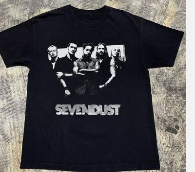 NEW Seasons — Sevendust Короткий рукав Черный Все размеры Футболка Унисекс Футболка