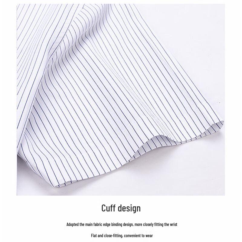 ROMON Мужская полосатая рубашка business casual с коротким рукавом