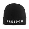 Шапки-бини Freedom Шапки-боне Шарли Кирка Унисекс Взрослые Хип-хоп Хиппи Вязаная шапка Зимние Графические Эластичные шапки