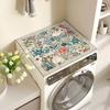 Пылезащитный 3D-коврик с диатомовой грязью и цветком, водонепроницаемый и впитывающий, противоскользящий коврик для стиральной машины или прикроватного столика