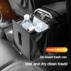 New Portable Folding Car Trash Can Multifunctional Seat Back Hanging Storage Bag Waterproof Car Washable Storage Bag Zr
