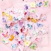 46pcs Butterfly Garden Stickers Set Mini Color Decoration Sticker Adhesive Seal Letter Gift D6422