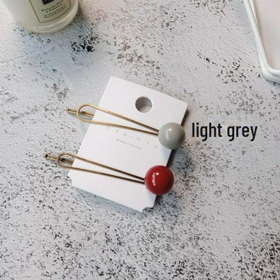 Ретро корейская заколка для волос в виде сахарной фасоли: Цветная бисерная заколка для взрослой челки