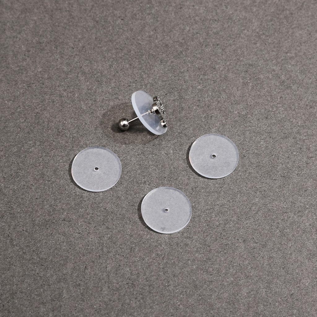 Прозрачные силиконовые аксессуары для ушей - Мягкие, удобные и экологичные (6-50 шт.)