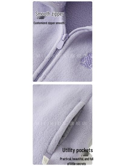 Детский флисовый жилет с капюшоном - Осенне-зимний стиль для мальчиков и девочек