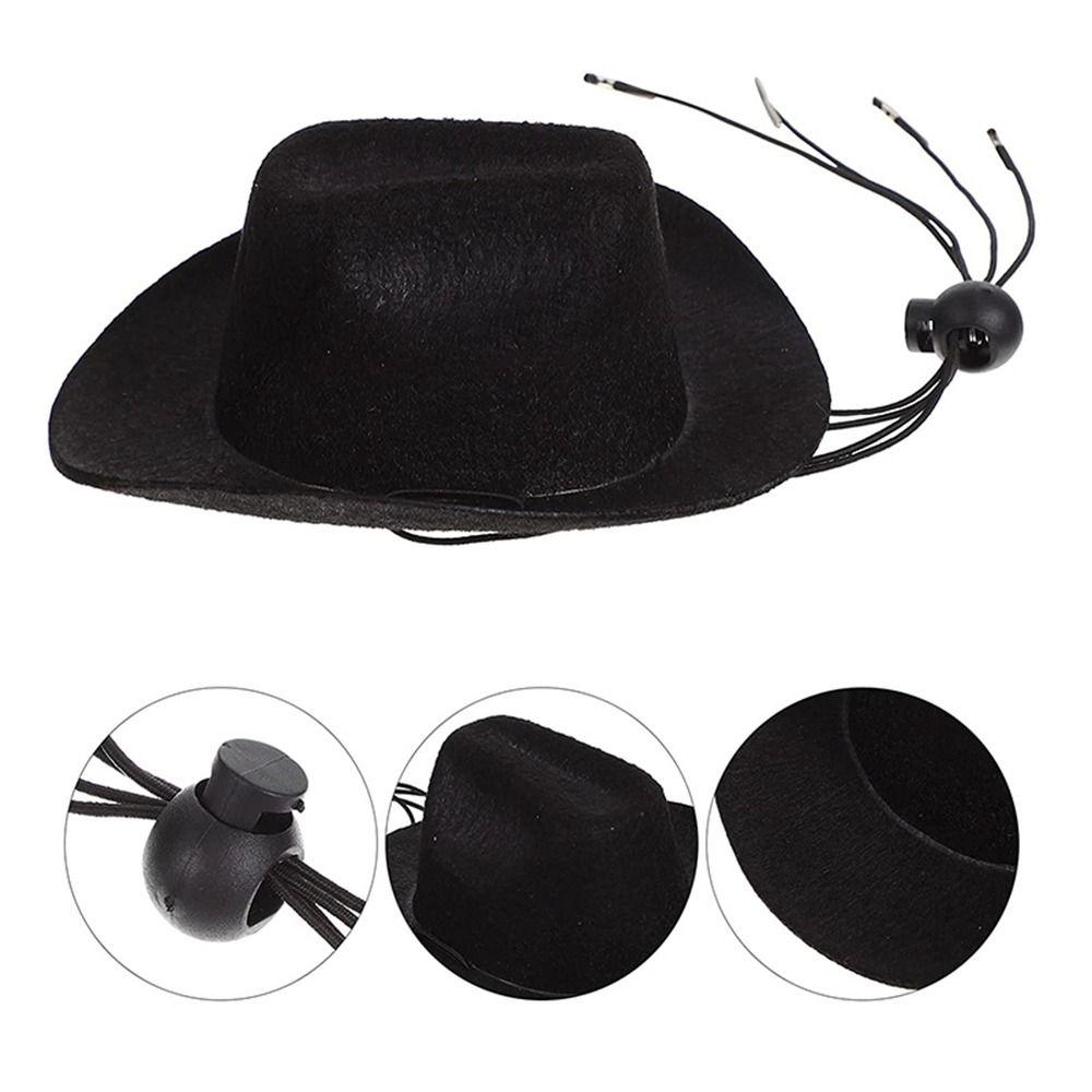Fashion Dog Costume Top Hat Pet Supplies Pet Hat Cowboy Hat Headwear Dogs Caps