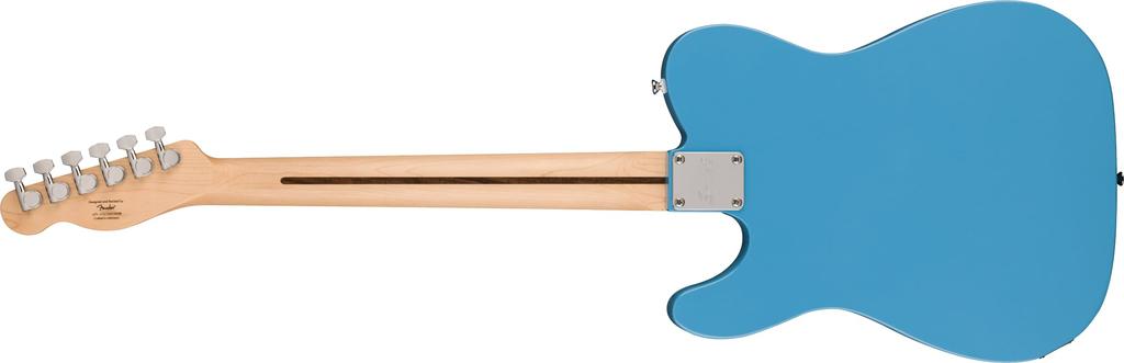 Squier by Fender Squier Electric Guitar Squier Laurel White California Blue with Soft Case Sonic™ Telecaster®, Fingerboard, Pickguard,