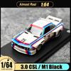 AR BOX Almost Real 1/64 scale Collect holiday gifts FOR 3.0 CSL/M1Black car model