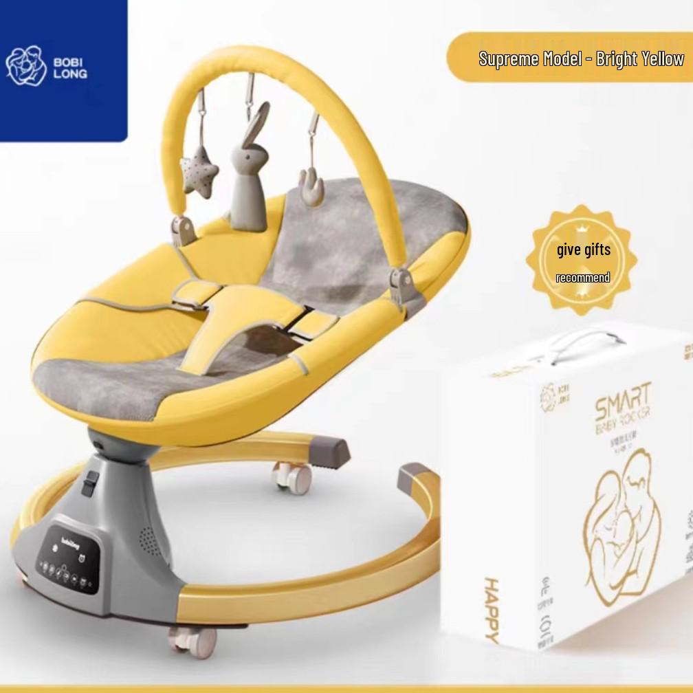 Baby Coaxing Electric Rocking Chair: Newborn Spine Protection, Soothing Sleep, Multi-functional Infant Cradle