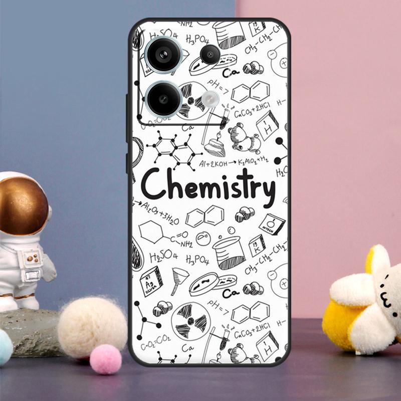 Винтажный кейс для химической лаборатории для Xiaomi Redmi Note 15 Pro Plus 10 11 12 13 14 Pro Redmi 15 15C 14C 10C 12C 13C Чехол