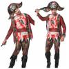 Couple, Ghost Bride Halloween Costume Pirates of the Caribbean Captain Bloodstained Zombie Male Pirate Play
