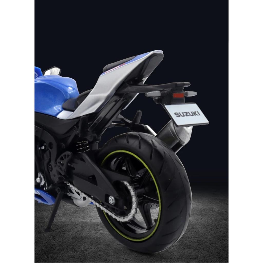 1/12 Suzuki GSX-R1000R литой гоночный мотоцикл модель имитация литой металл уличный спортивный мотоцикл модель коллекция детский подарок