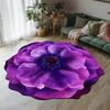 3D Flower Bathroom Rug Anti-Slip Absorbent Floor Mat Realistic Flower Area Rug for Entrance Living Room Bathroom Bedroom