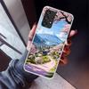 Japanese Cherry Mount Fuji Phone Case For Samsung Galaxy A12 A52S A42 A32 A22 A51 A50 Note 20 Ultra 10 S10 Plus A71 A70 A31 A30