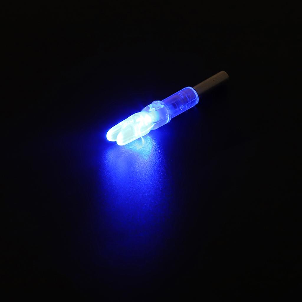 6.2mm Lightweight Arrow LED Lighted Nock with Automatic Knock Archery Arrows Accessory Blue