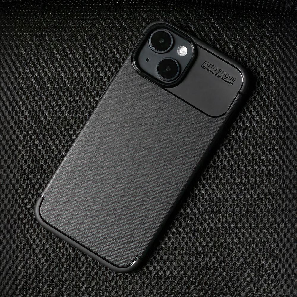 Nakładka Carbon Black Do Iphone 15 6,1"