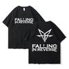 Falling in Reverse Популярный тур Mons Футболка с коротким рукавом Хлопок Летние футболки Хип-хоп Уличная одежда Мужская одежда Футболки с графикой