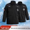Winter Thickened 511 Security Twill Cotton Cold-Proof Overcoat for Special Operations