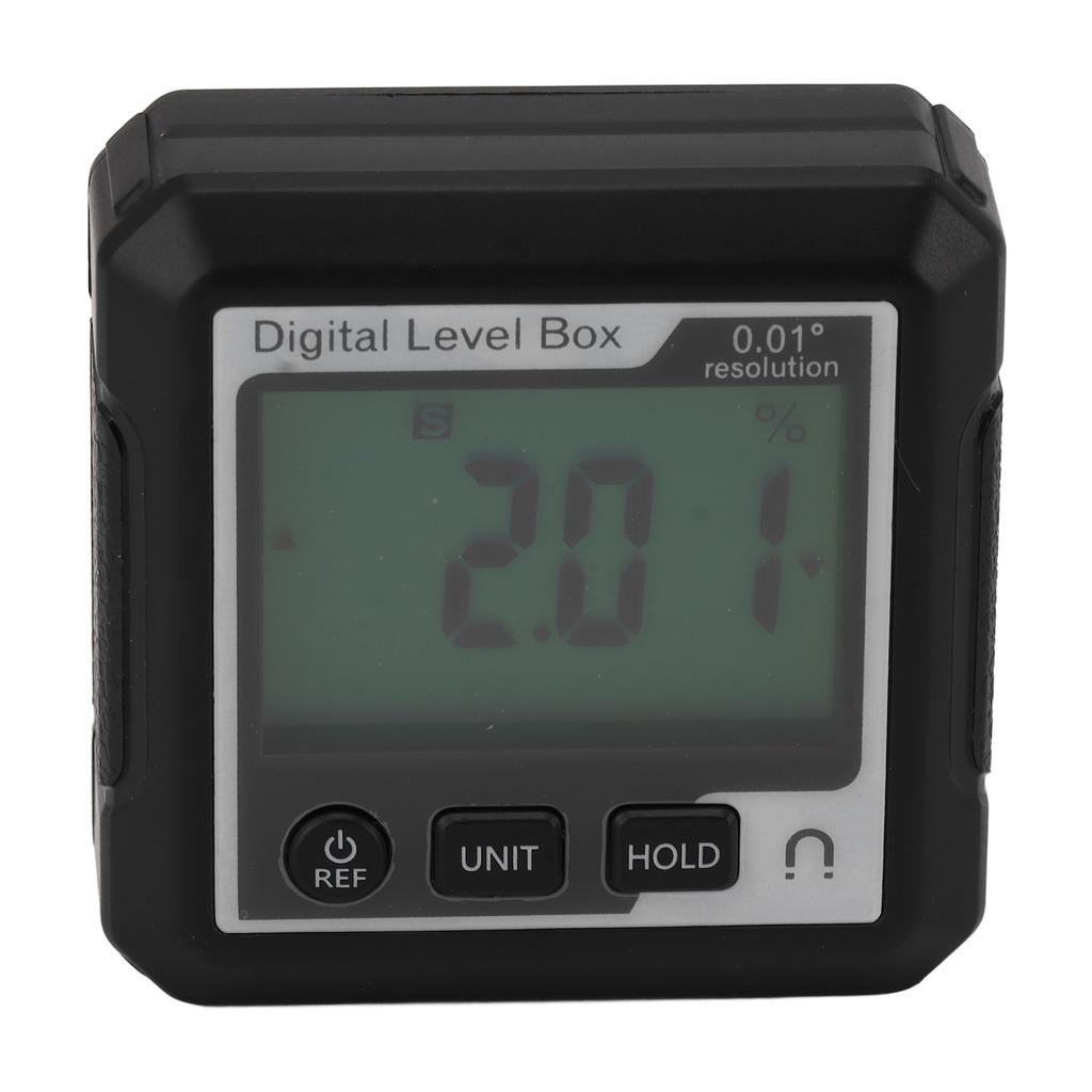 Digital Level Box Magnetic Data Lock Angle Slope Conversion Protractor Angle Finder Gauge for