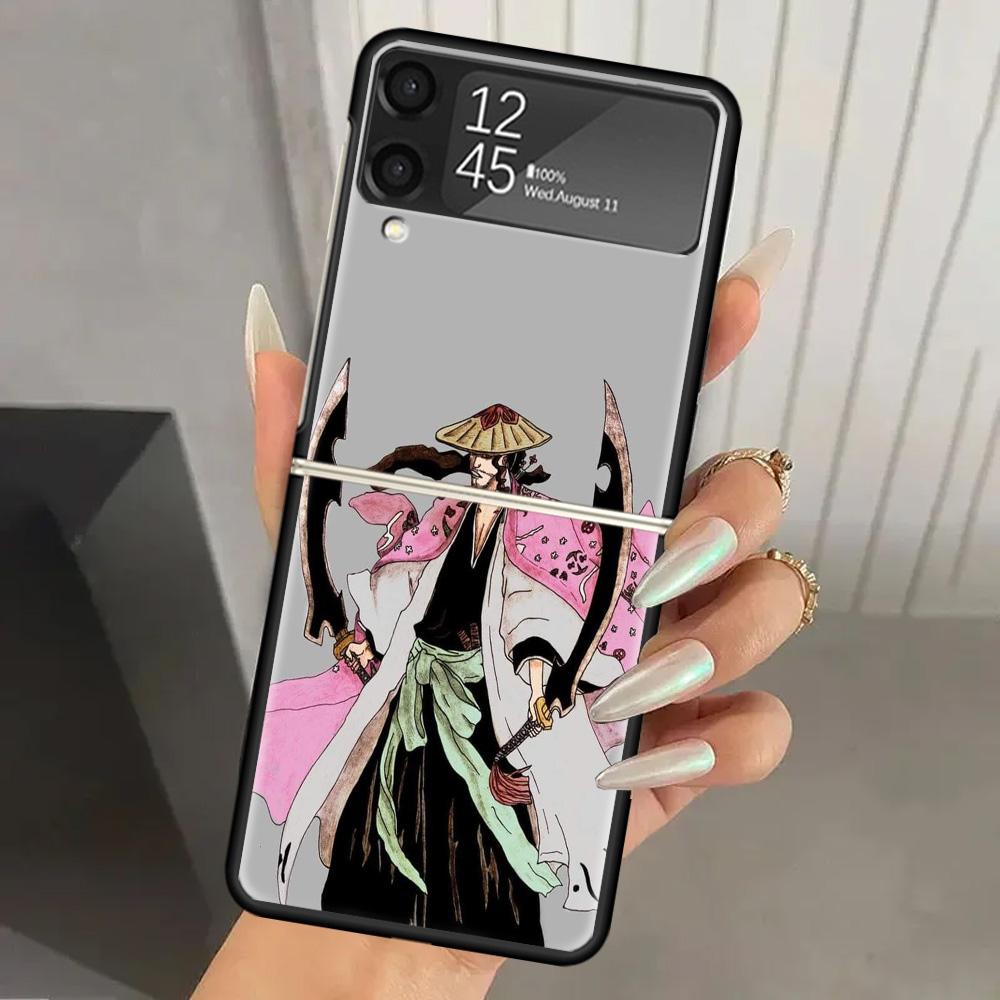 Чехол для телефона Bleach Kyoraku Shunsui из твердого поликарбоната для Samsung Galaxy ZFlip 7 6 5 Z Flip 4 ZFlip6 Z Flip7 5G ZFlip4 Flip3 Zflip5 Cov