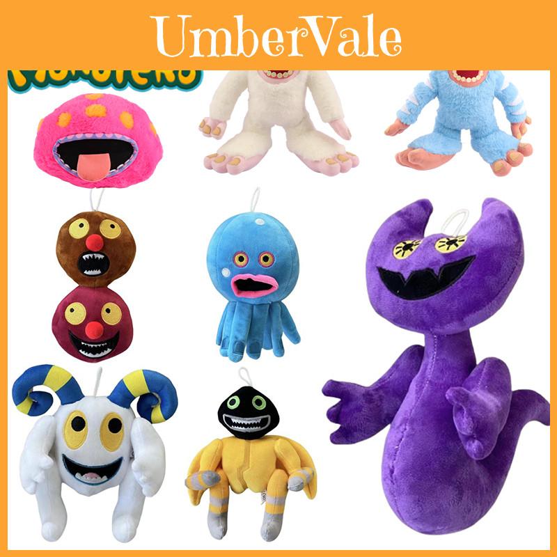 My Singing Monsters Collectible Plushies Blue White And Pink