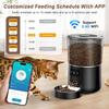Pet Feeder Automatic 4L Quantity Remote Graffiti APP Timed Quantitative Cat and Dog Supplies WIFI Intelligent Feeder