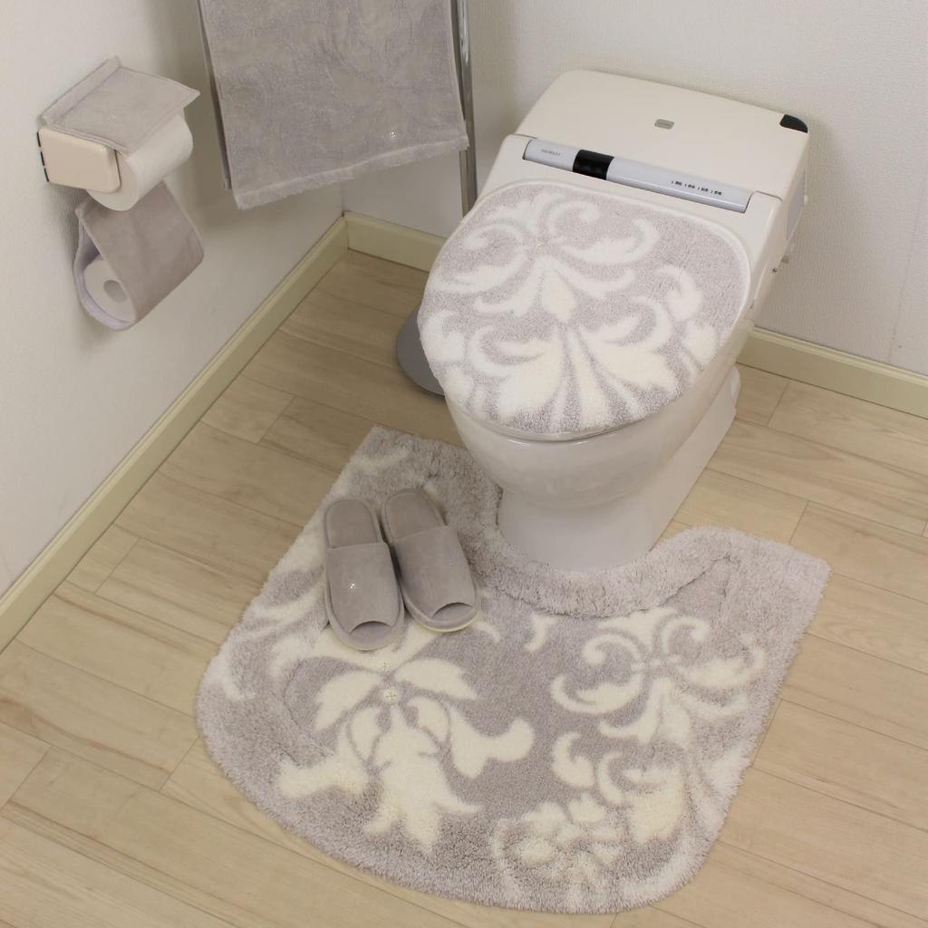 Senko NYNAS Grand Toilet 70 X 70 Greige with Elegant 35716 Mat, Approx. Cm, Rhinestones, Design,