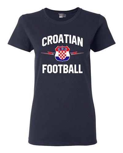 Женская спортивная футболка с принтом DT Футбольной сборной Хорватии Unisex