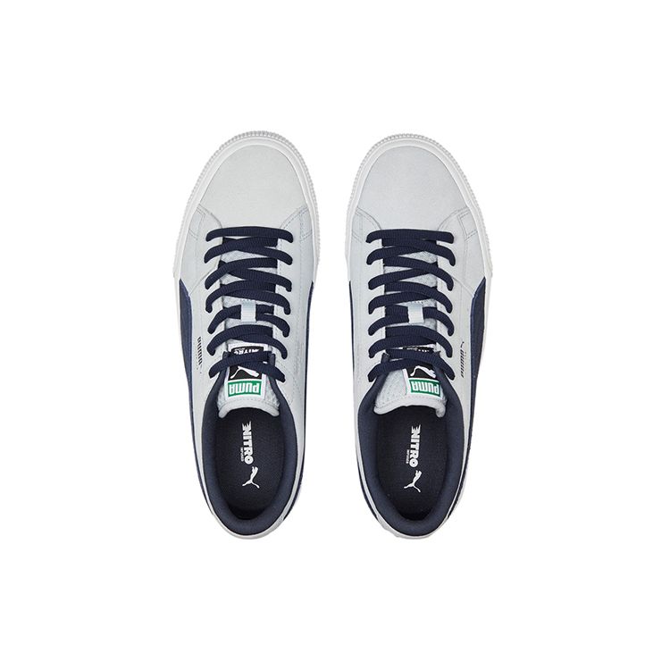 Puma Кроссовки Suede Skate Nitro Platinum Grey Parisian Night Unisex Белые 386082-01