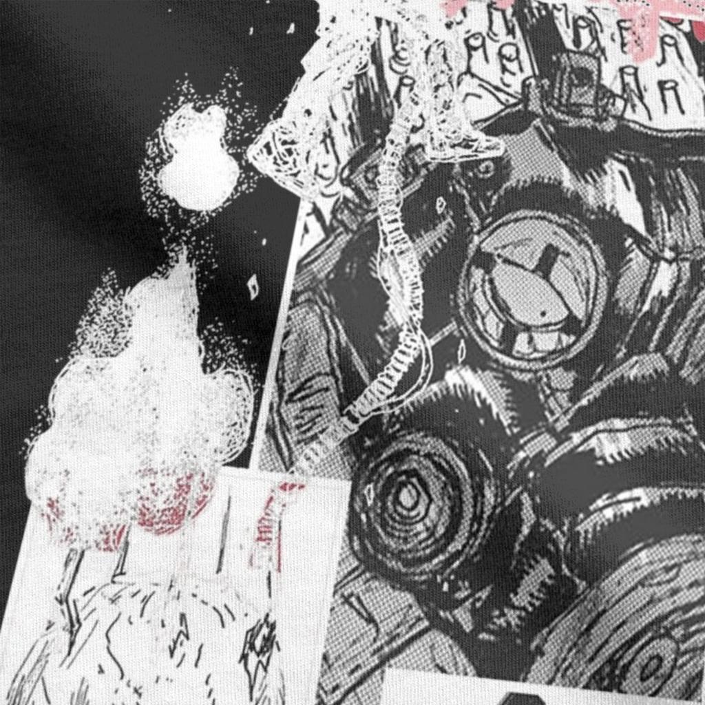 Футболки Dorohedoro Obstacles для мужчин, аниме, потрясающие, 100% хлопок, круглый воротник, короткий рукав, идея подарка, одежда