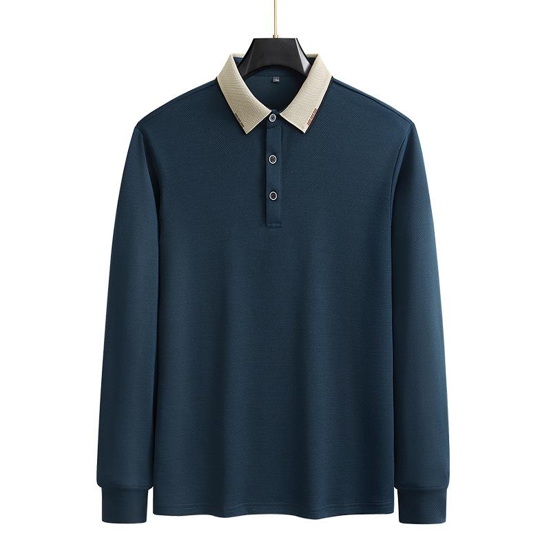 Футболка с длинными рукавами, мужская рубашка поло с флисовым верхом