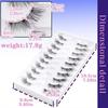 10 Pairs/Box 8-12MM Thick Fluffy False Eyelashes Black Dense Fake Eyelashes  Daily