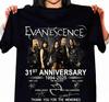 Evanescence 30-летие Спасибо за воспоминания Футболка S-5XL BL543 Унисекс Футболка