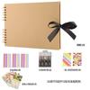 DIY Photo Album Scrapbook Kit with Corner Stickers Pens, Creative Memory Book for Photos, Handmade Craft Gift