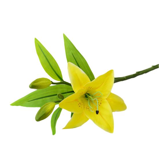 Искусственный цветок лилии в полном расцвете Искусственный цветок лилии 1 головка 2