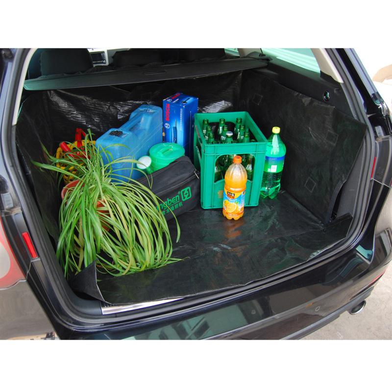 PE Tarpaulin Car Trunk Mat Liner Waterproof Car Protection Blanket For Car