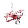 Figurines Tin Plane Wrought Iron Home Desktop Decoration Small Aircraft Model Ornaments Creative Car Interior Vintage