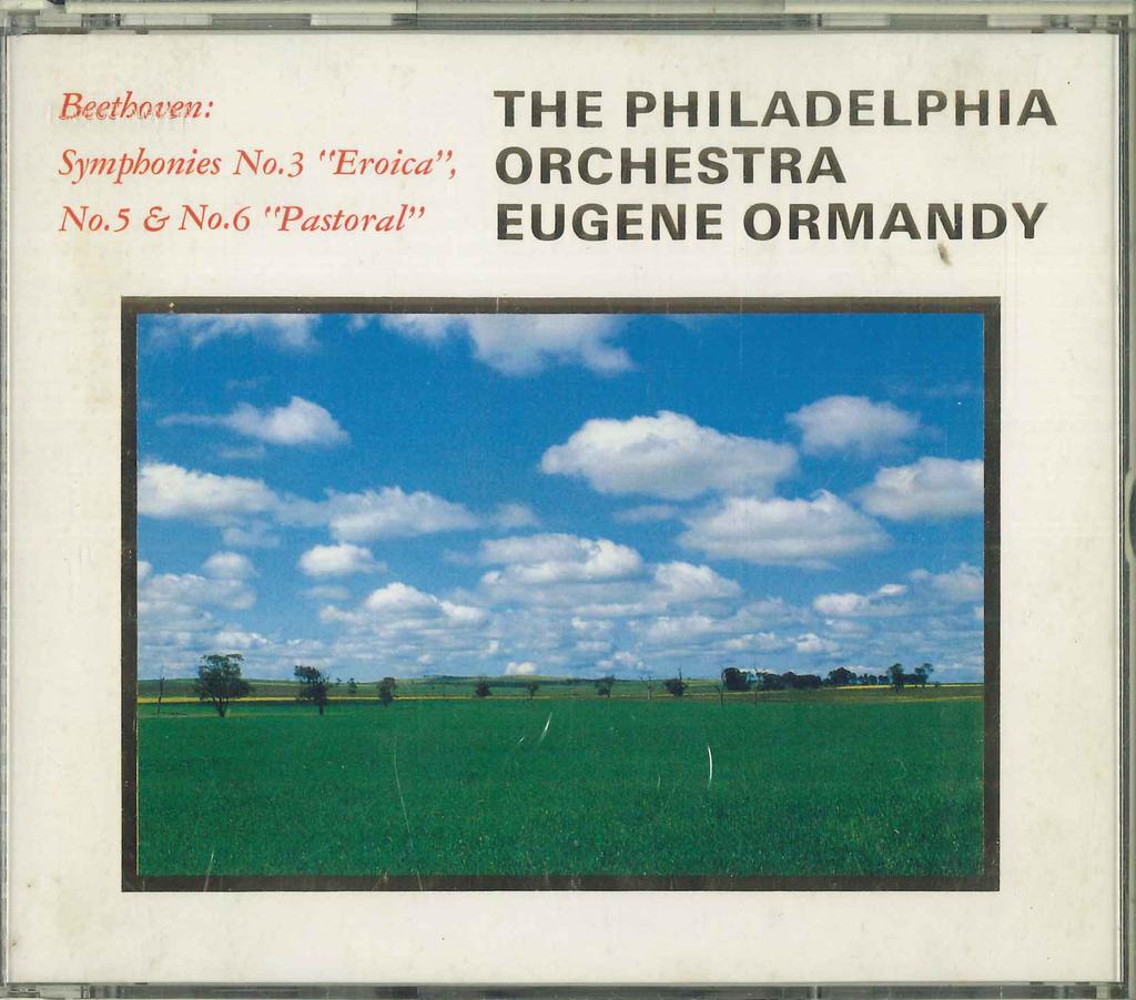 CD PHILADELPHIA ORCHESTRA, BEETHOVEN - Beethoven: Symphony No. 3 "Eroica", 52DC3712 CBS SONY 1985 Japan Classical Used