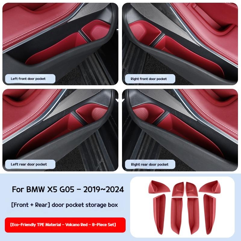 For BMW X5 G05 -2024 Car door slot storage box storage pad essential items for car decoration Interior accessories