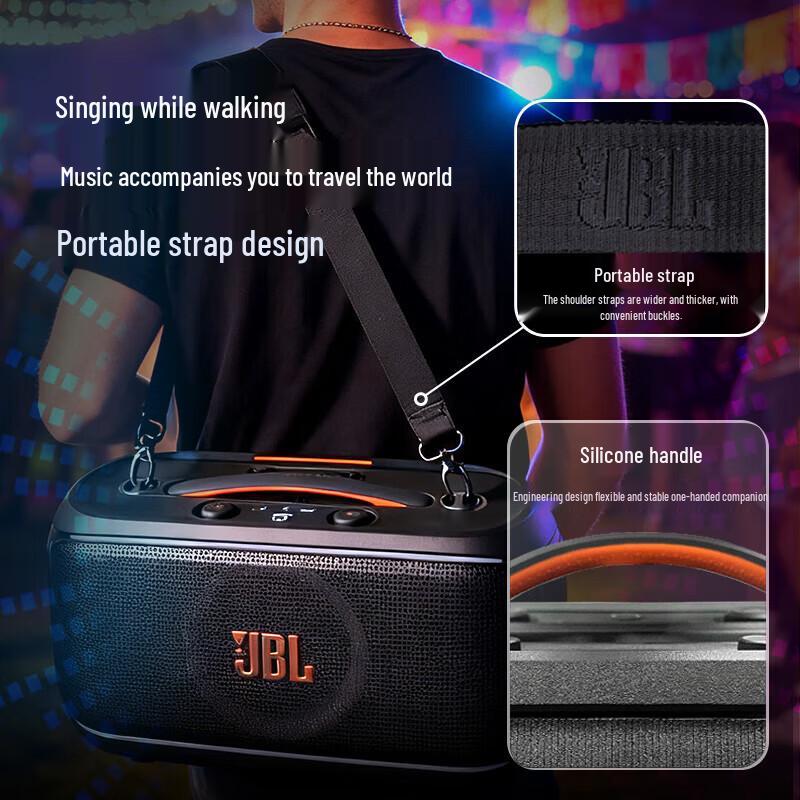 JBL PartyBox On-The-Go 2 Portable Karaoke Speaker CN plug (adapter included) (CN version)