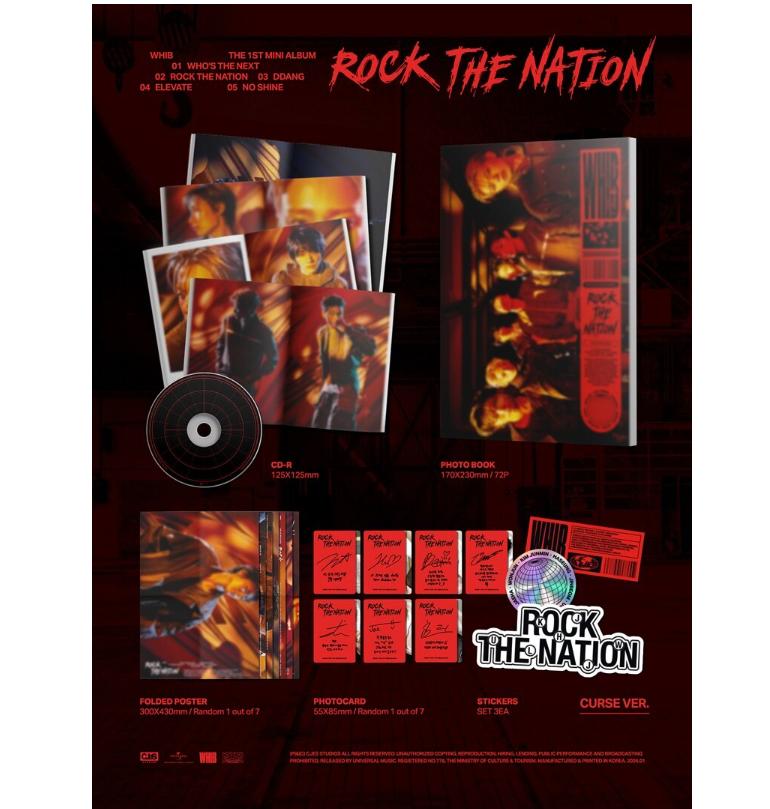 [предзаказ] WHIB – 1-й мини-альбом ROCK THE NATION (ПРОКЛЯТИЕ Вер.)