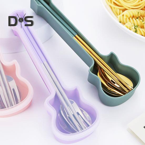 3 шт./компл. посуда, набор столовых приборов для пикника, пищевой маленький, высокопрочный, походная ложка, вилка, набор палочек для еды