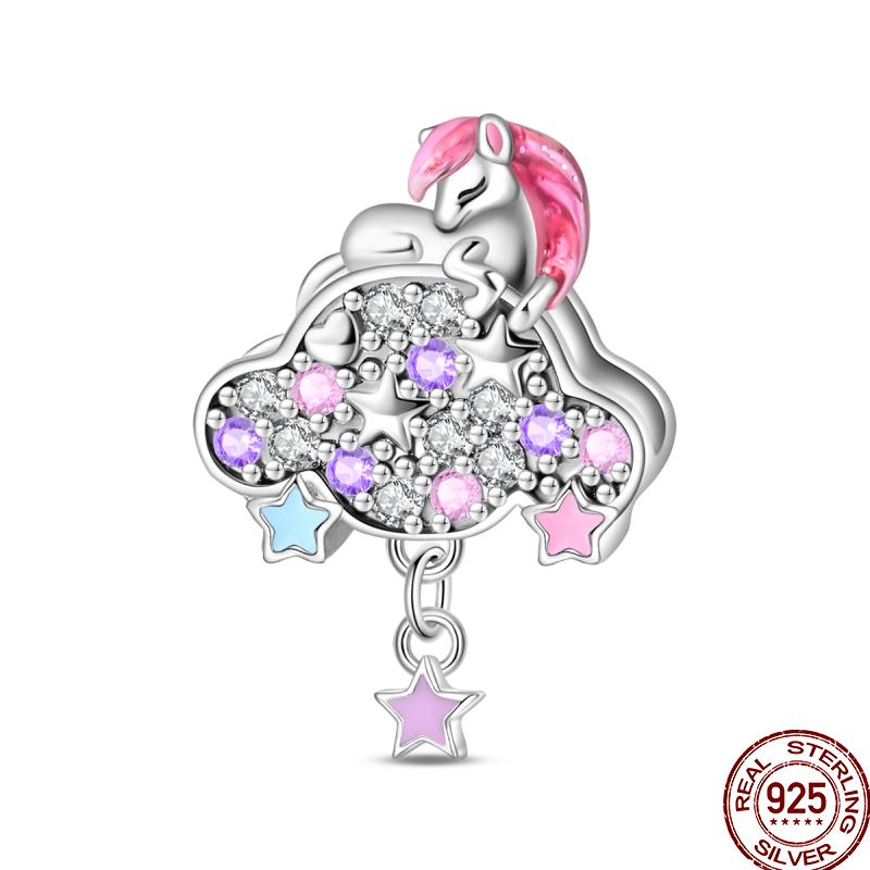 Copper Air Balloon Series Rocket Colorful Romantic Charm Beaded Beads Suitable For 3Mm Original Bracelet