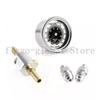 YC100917 Fuel Pressure Gauge Liquid 0-160 psi Oil Press Gauge Fuel Gauge White Face Universal 1/8 NPT